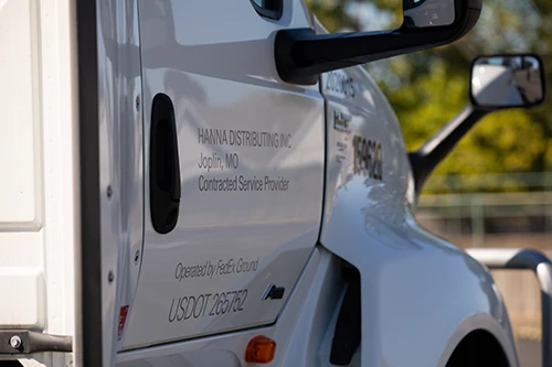 A Hanna truck